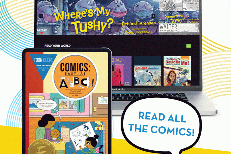 Image of comics plus website