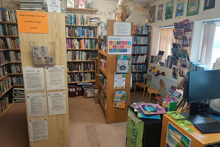 Inishbofin Library Interior
