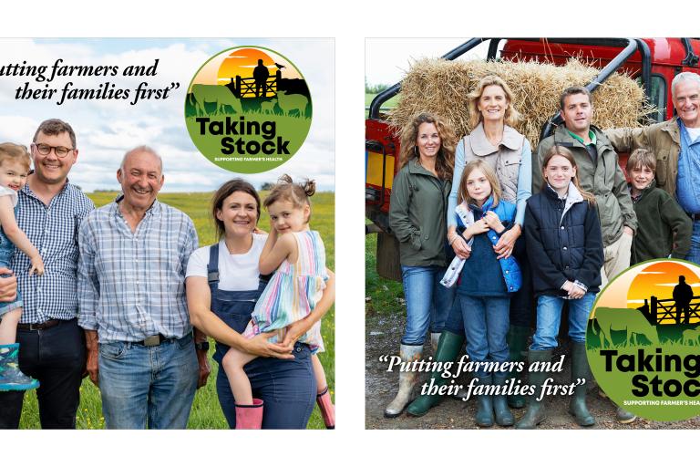 farmers logos taking stock people happy and smiling