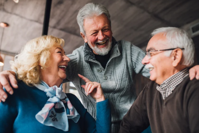 older people connecting