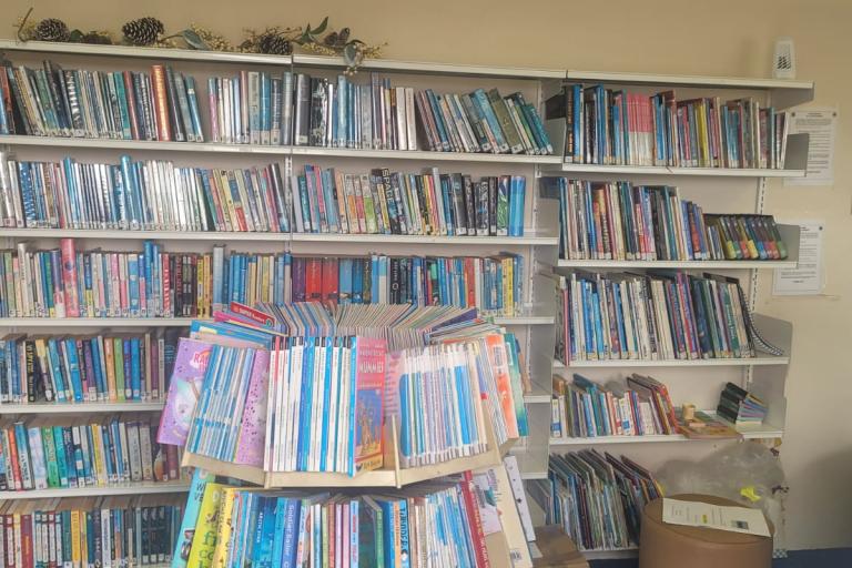 Inis Meain Library interior