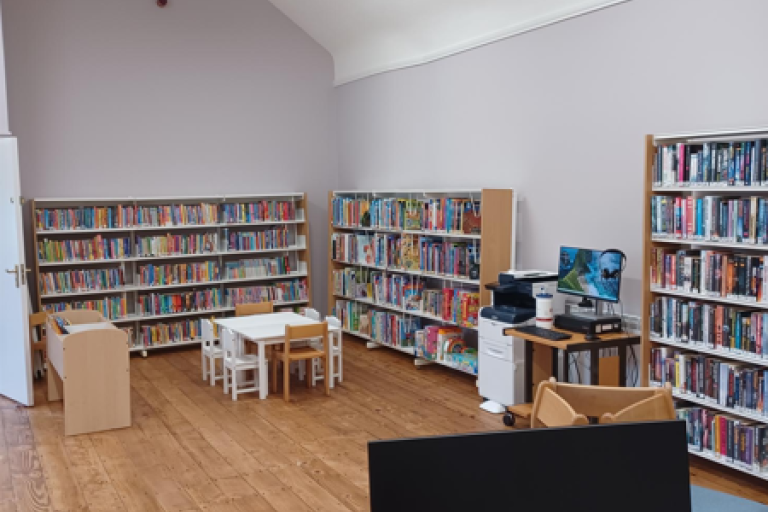 Leenane Library Interior