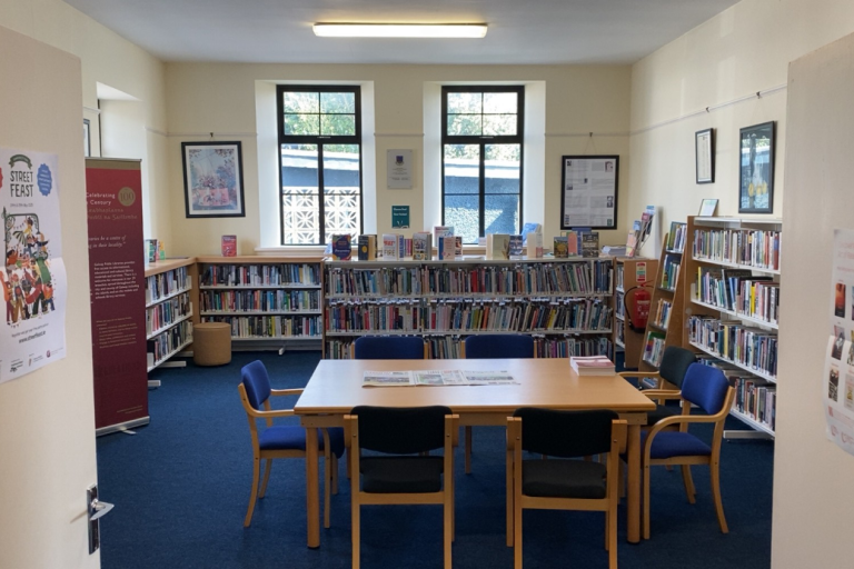 An Spidéal Library Interior