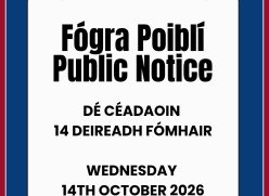 Fógra Poiblí / Public Notice 