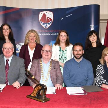 Galway County Council employees sign new mobile library contract