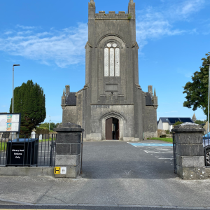 Image of loughrea library, it's a church
