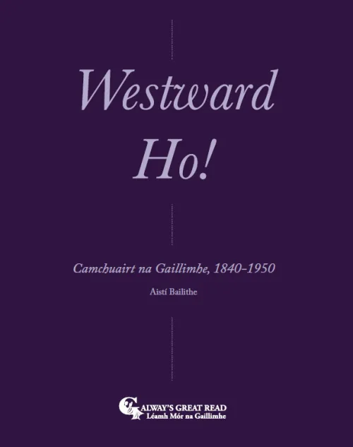 Image of inside cover of Westward ho!