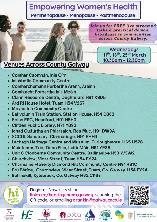 All locations for women's health programme march 2026