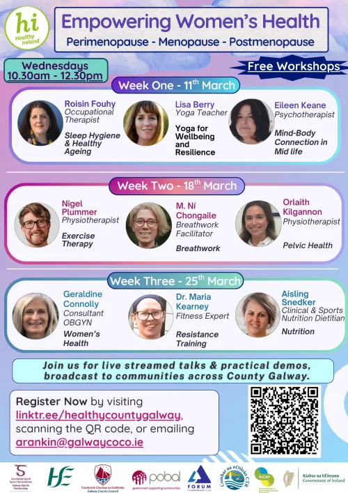 Schedule for women's health programme march 2026